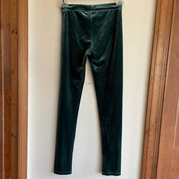 J. CREW CREWCUTS Velvet Elastic Waist Green Legging Pants Girl 12 - Picture 1 of 12